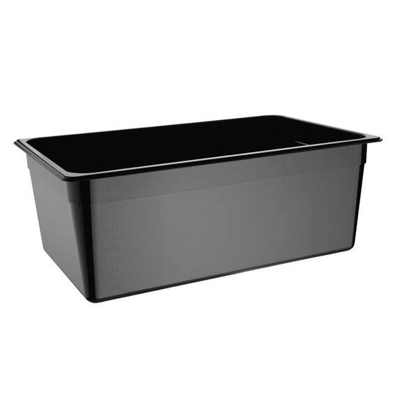 Vogue GN-Behälter GN1/1 schwarz 200mm