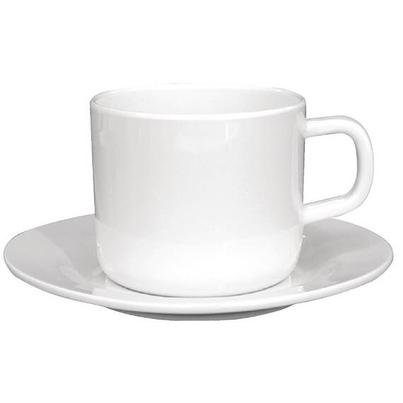 Olympia Kristallon Tassen weiß 21,3cl