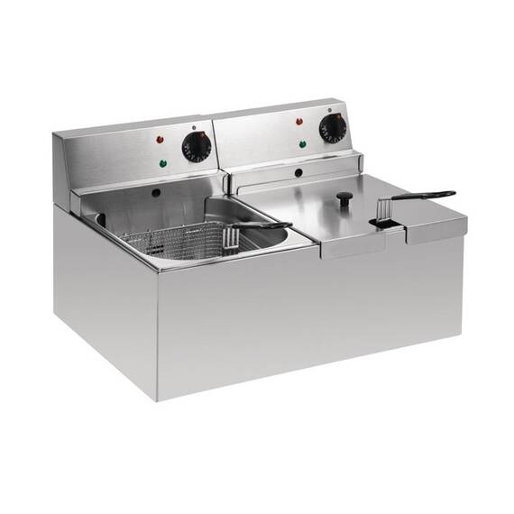 Lincat Lynx 400 Tischmodell elektrische Doppelfritteuse LDF2 2x 4L