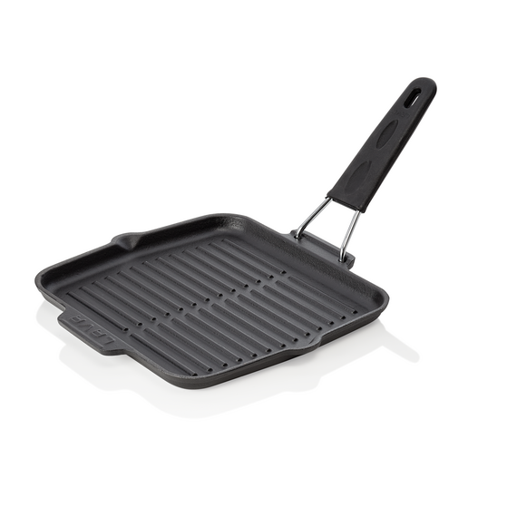 WAS Germany Grillpfanne Edelstahl/Silikon/Gusseisen 