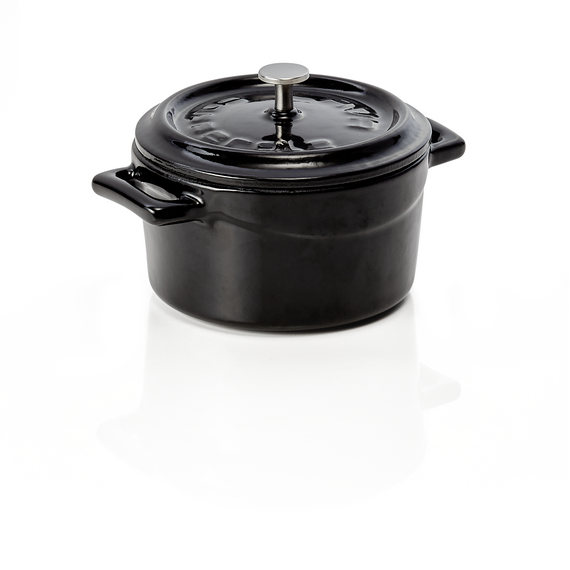 WAS Germany Cocotte Gusseisen schwarz