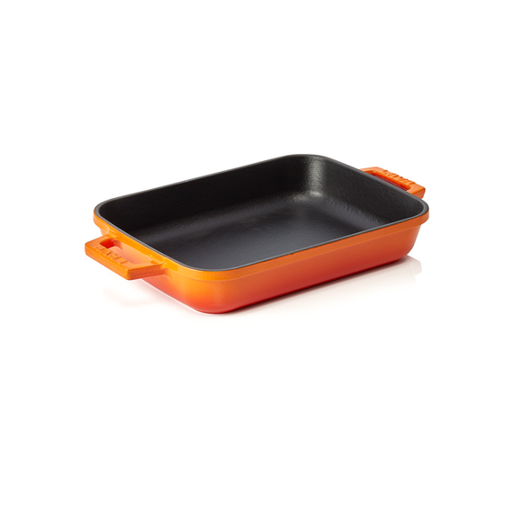 WAS Germany Bräter Gusseisen orange