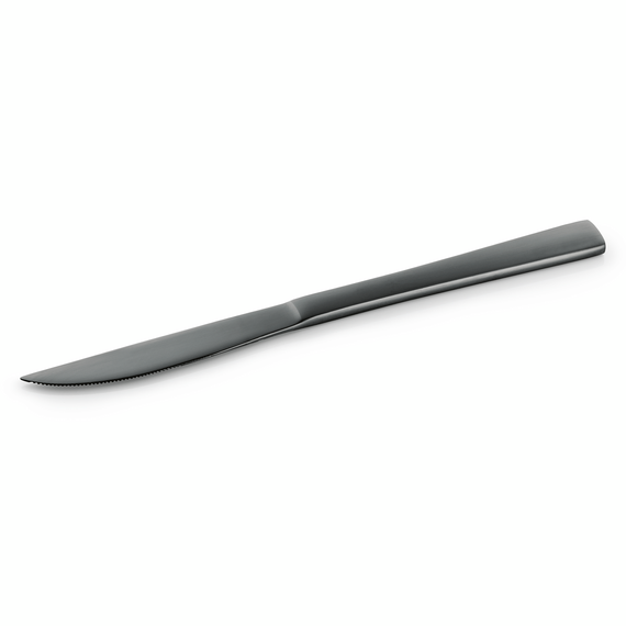 WAS Germany Steakmesser Chromnickelstahl 18/10 schwarz