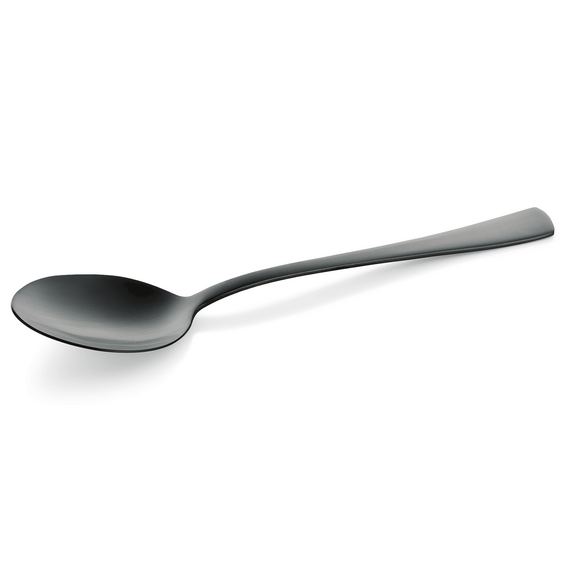 WAS Germany Dessertlöffel Chromnickelstahl 18/10 schwarz
