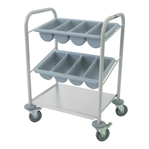 Craven Stahl Besteckwagen