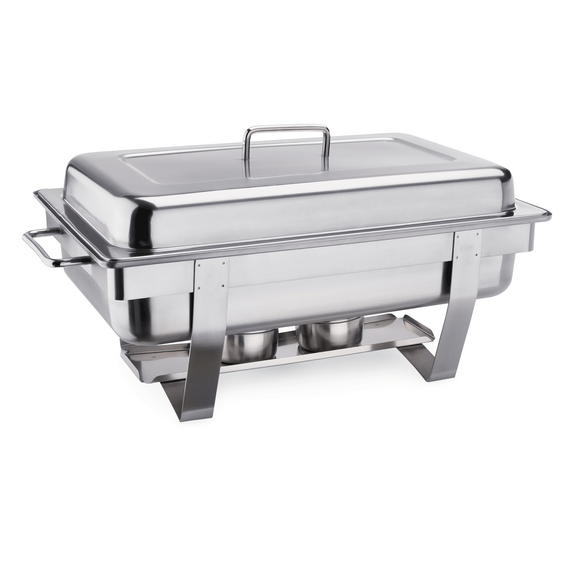 Was Germany Chafing Dish GN 1/1 Set, 59 x 34 x 49 cm, Set á 2 Stück, Chromnickelstahl