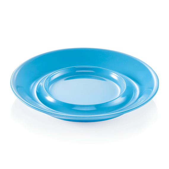 WAS Germany Untertasse Melamin blau