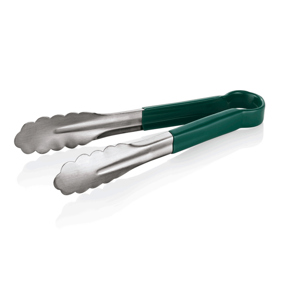 WAS Germany HACCP Universalzange Chromnickelstahl, PVC grün