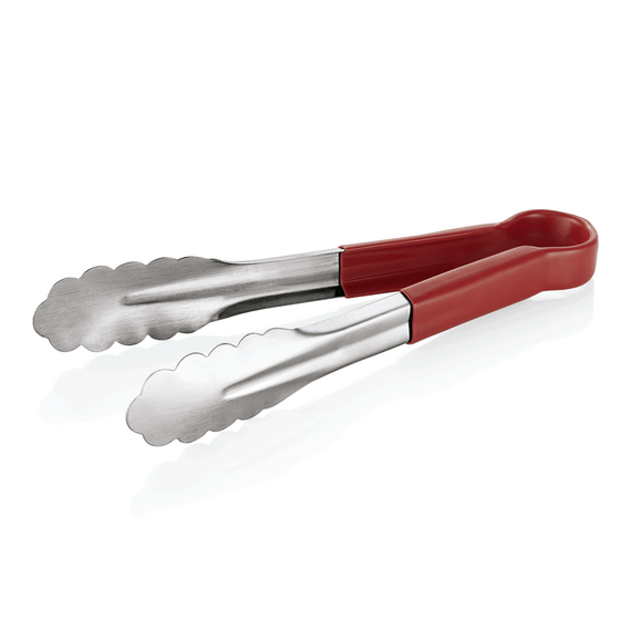 WAS Germany HACCP Universalzange Chromnickelstahl, PVC rot