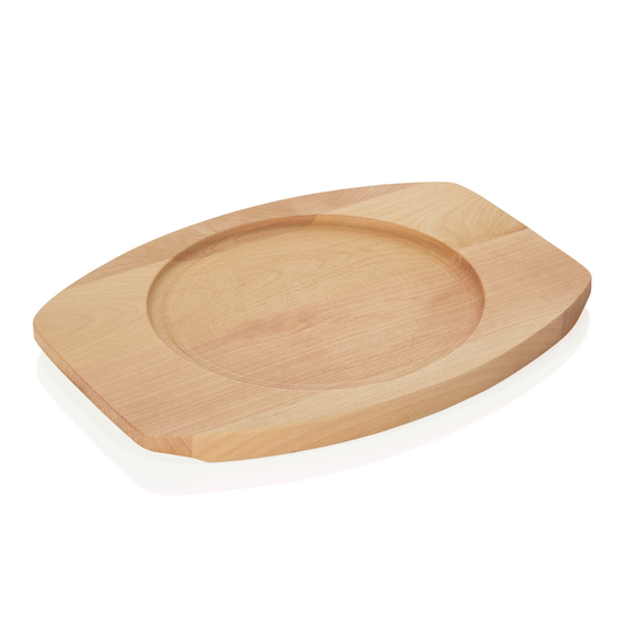 WAS Germany Ersatzholzuntersetzer Bambus / Holz / Kork / Vollweide, Gusseisen 