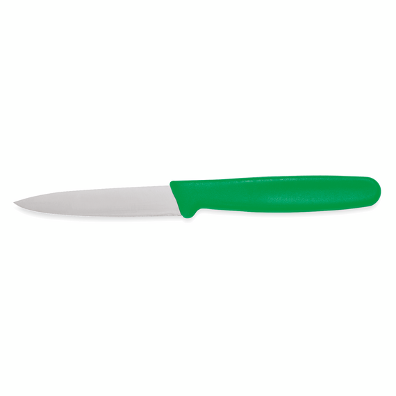 WAS Germany Schälmesser HACCP Edelstahl, Kunststoff grün