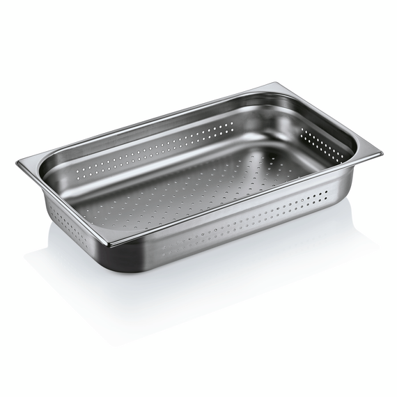 Was Germany GN Behälter GN SELECT 1/1-100 mm, perforiert, Chromnickelstahl 18/8