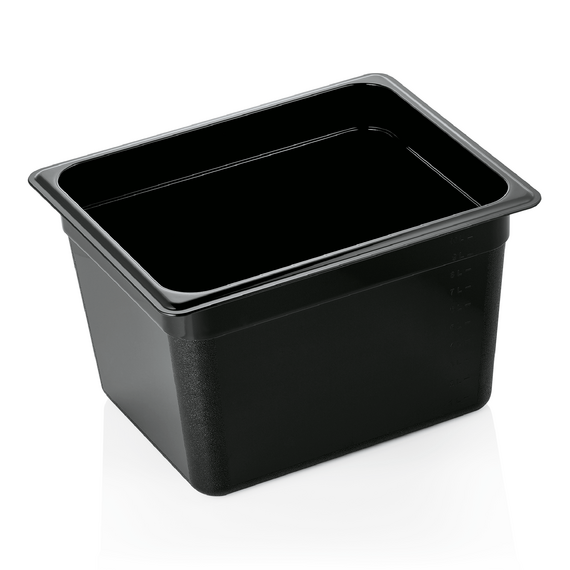 WAS Germany GN Behälter Polycarbonat 1/2 schwarz