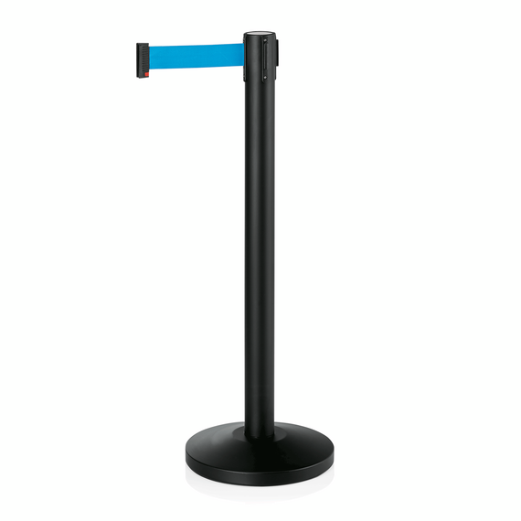 WAS Germany Abgrenzungspfosten Edelstahl blau