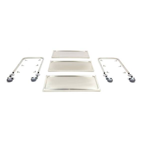 Maxima Edelstahl Servierwagen 3, Bild 4