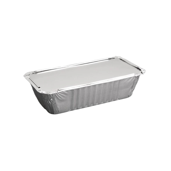 Fiesta Recyclable gewachste Kartondeckel für Aluminiumbehälter groß