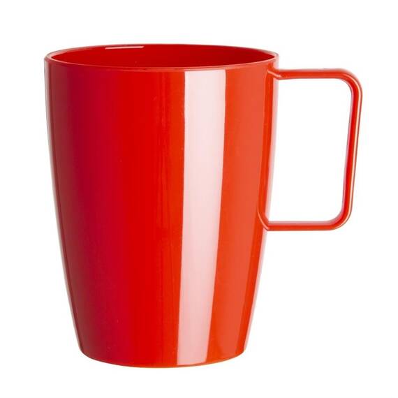 Olympia Kristallon Henkelbecher rot 28,4cl