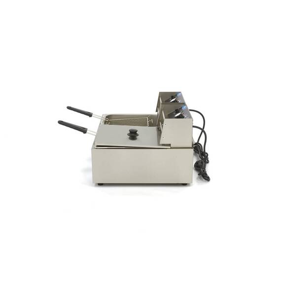 Maxima Fritteuse 2 x 6 Liter, Inhalt: 12 Liter, Bild 3
