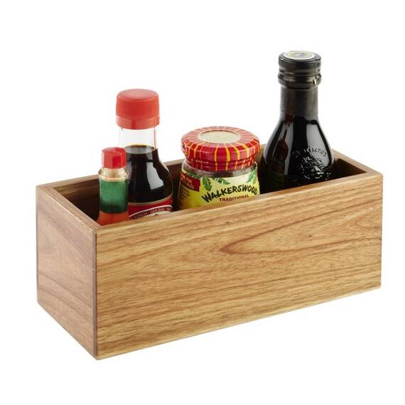APS Table Caddy aus Akazienholz 10 x 23cm