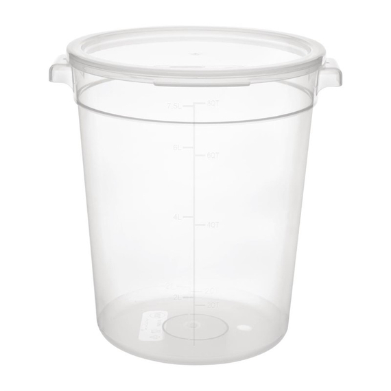 Vogue runder Vorratsbehälter aus Polypropylen 7,5L