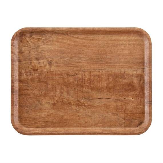 Cambro Madeira laminiertes Serviertablett braune Olive 43cm