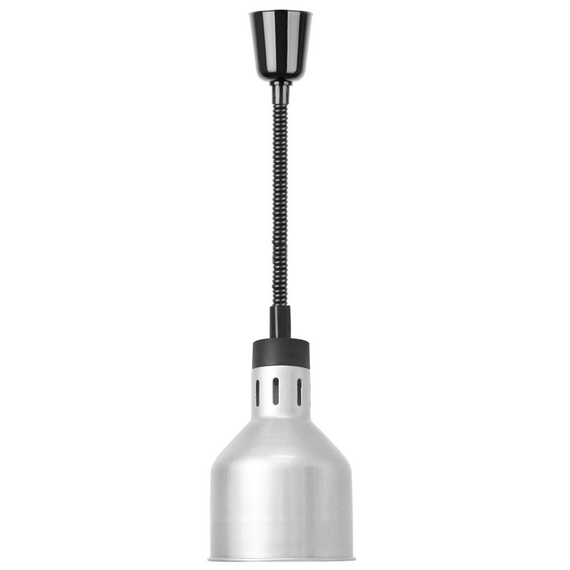 Buffalo ausziehbare Wärmelampe mit Silber-Finish