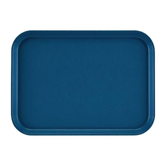 Cambro Epictread rechteckiges rutschfestes Fiberglastablett blau 35x27cm