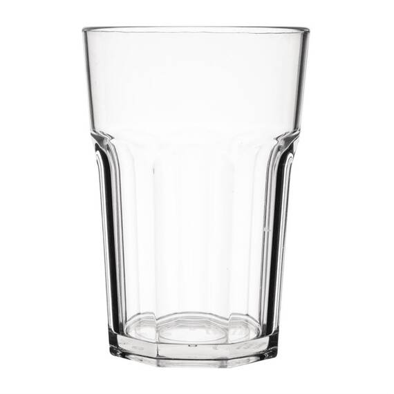 Olympia Kristallon Orleans Polycarbonat-Becher 390ml (12 Stück)