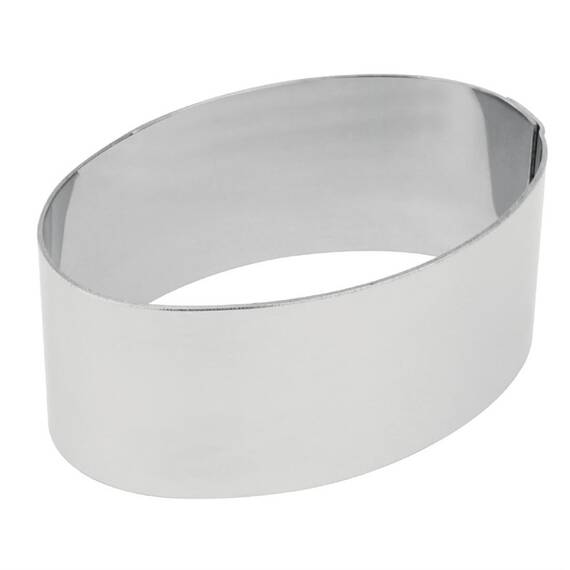 Mini-Tortenring oval 5 x 3cm