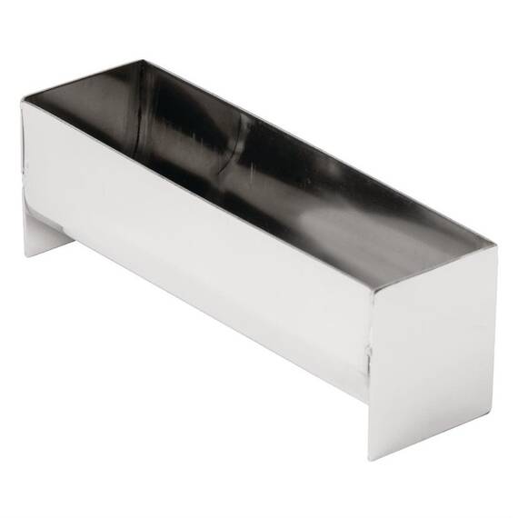 Vogue Edelstahl Terrinenform 13,5 x 3,5 x 4,5cm