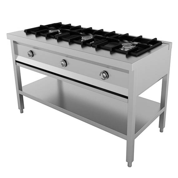 CombiSteel Tisch für Pfannenkuchen 3 Br.
