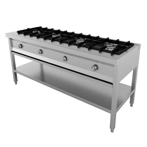 CombiSteel Tisch für Pfannenkuchen 4 Br.