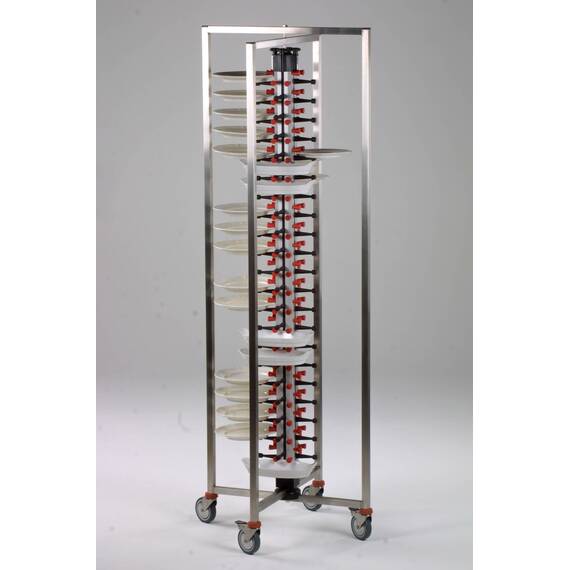 CombiSteel Teller Regal Trolley Zusammenklapbar 84
