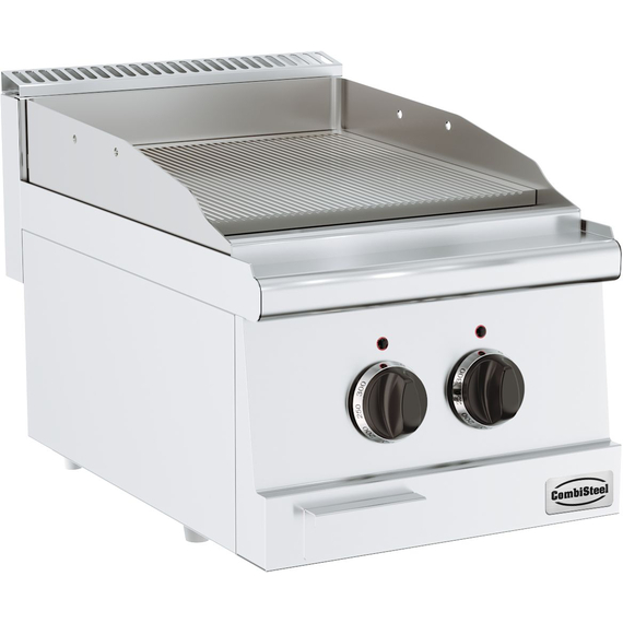 CombiSteel Base 600 El. Grillplatte Gerillt