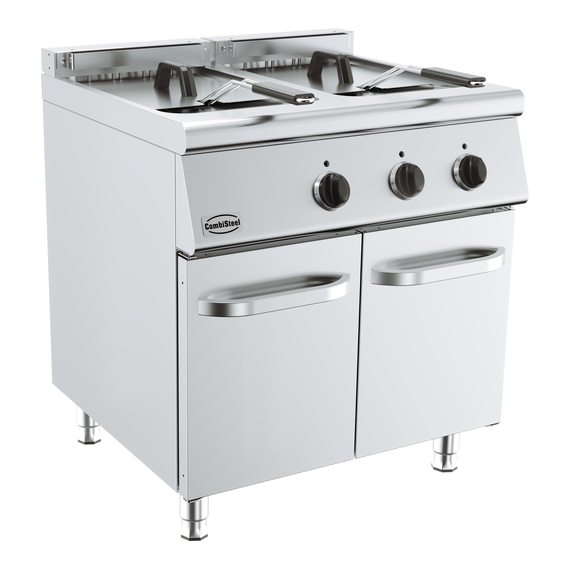 CombiSteel Base 700 El. Friteusen 2x10l