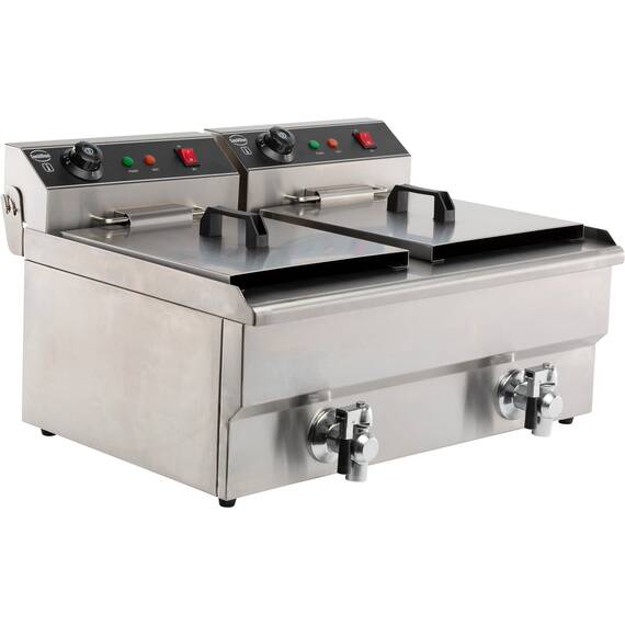 CombiSteel Elektro Tischfriteuse 2x8 L