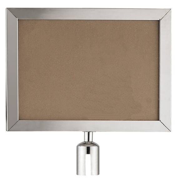 CombiSteel Info Board A4 Edelstahlrahmen für 7522.0005