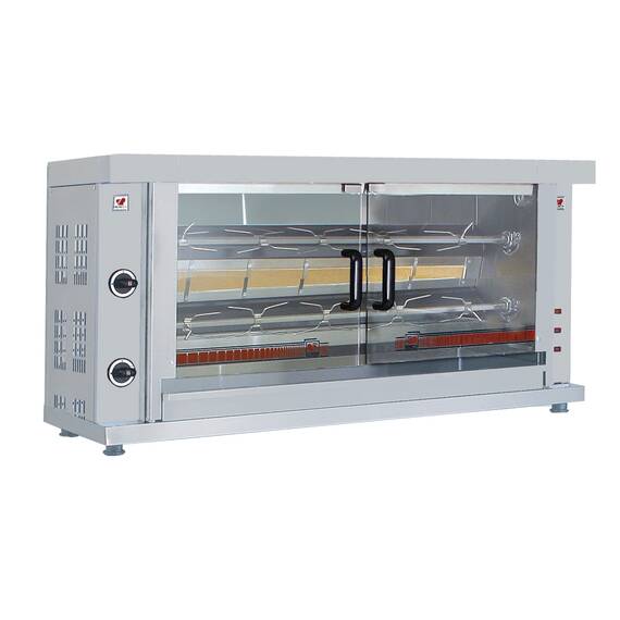 CombiSteel Hähnchengrill Gas 2 Spießen