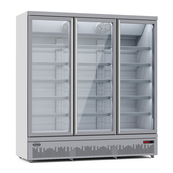 CombiSteel Kühlschrank 3 Glastüren Jde-1530r