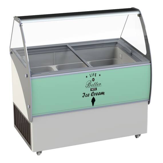 CombiSteel Speiseisvitrine Curacao 10x5 Ltr