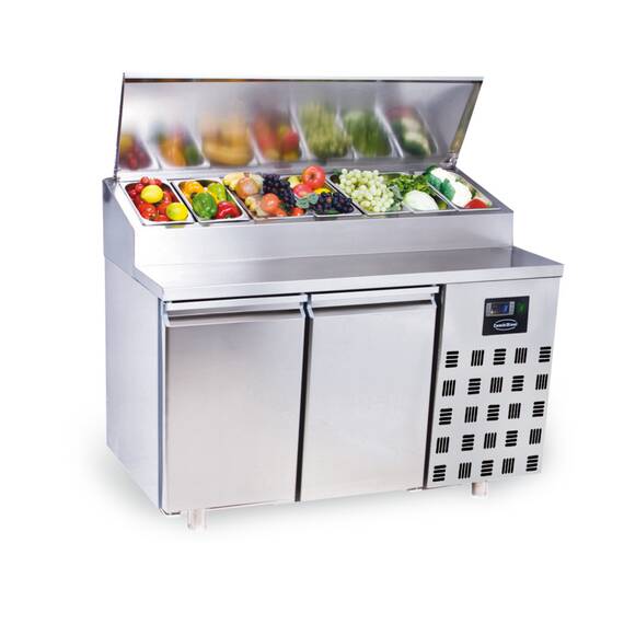 CombiSteel Saladette 2 Türen 7x 1/3gn Behälter