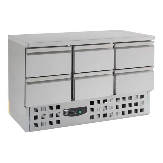 CombiSteel Kühltisch 6 Schubladen