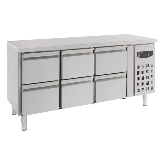 CombiSteel 700 Kühltisch 6 Schubladen
