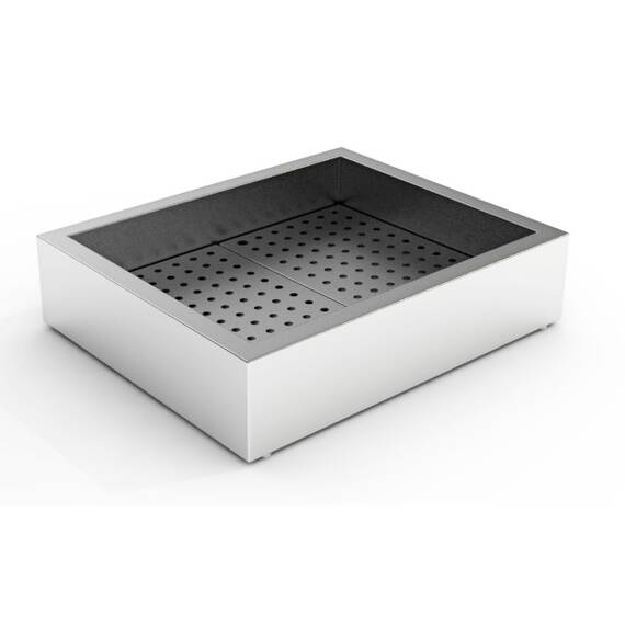 CombiSteel Gemahlenes Eis Behälter Aufbau 2/1 Gn