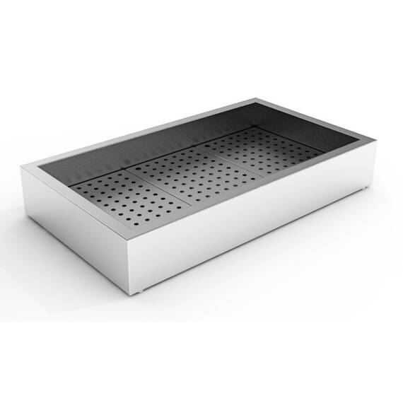 CombiSteel Gemahlenes Eis Behälter Aufbau 3/1 Gn