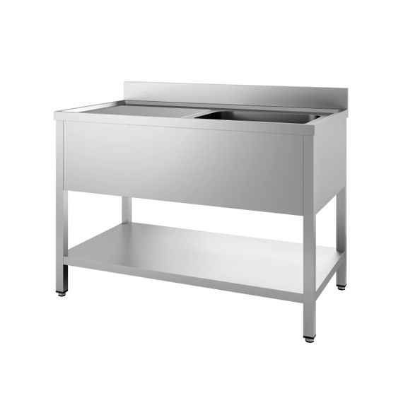 CombiSteel 700 Spültisch Grundboden Demontabel 2 Rechts 1600