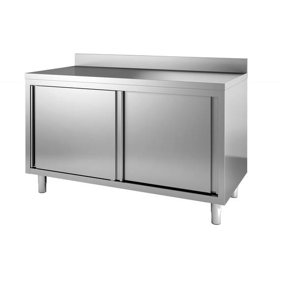 CombiSteel 700 Arbeitstisch Schiebetüren Aufkantung 2000