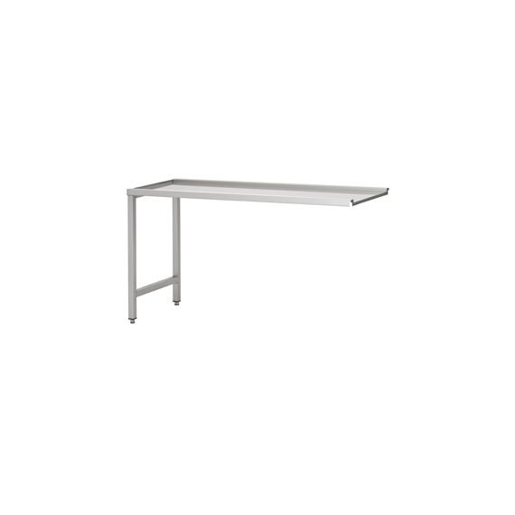 CombiSteel Ablauftisch Links Zwei Beine 700 für 7280.0045-0046-0050-0055-0060-0065
