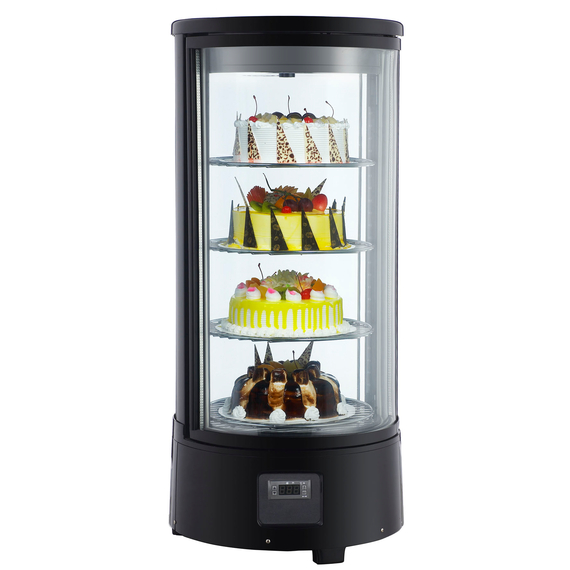 CombiSteel Rotierende Kühlvitrine 72l