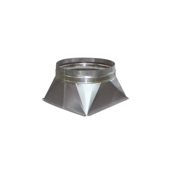 CombiSteel Übergangsstuck Viereck-rund